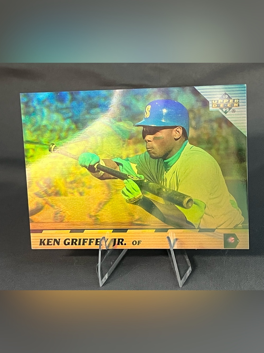 Ken Griffey Jr Holographic Baseball Card Upper Deck #22